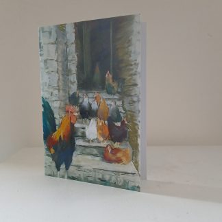 Chickens- Single Card with Envelope