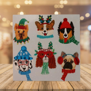 Festive Dogs In Hats